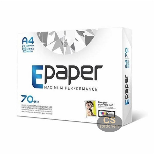 

pintar- kertas hvs A4 70gr / 75gr Epaper 1 dus khusus gosend