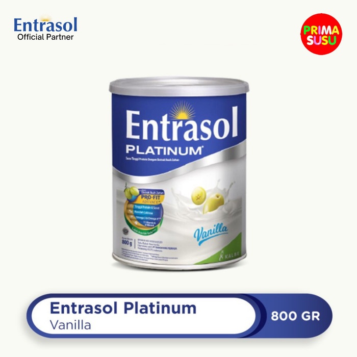 

BARANG TERLARIS Entrasol Platinum Vanila 800 Gr