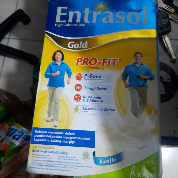 

BARANG TERLARIS SUSU ENTRASOL GOLD 600 GRAM