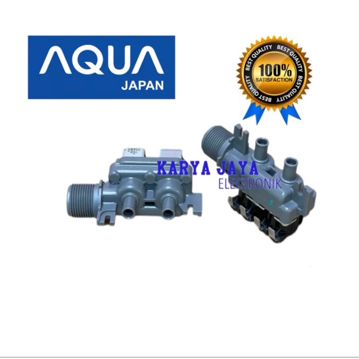 Selenoid Water Inlet Mesin Cuci Sanyo AQUA 2 inlet - Selenoid Mesin Cuci AQUA