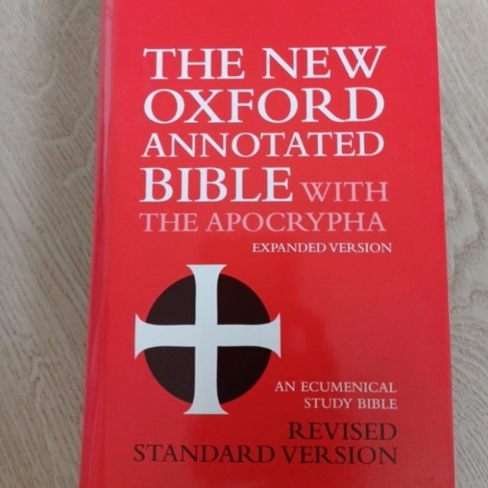 

The New Oxford Annotated Bible with Apocrypha Revised Std Version RSV