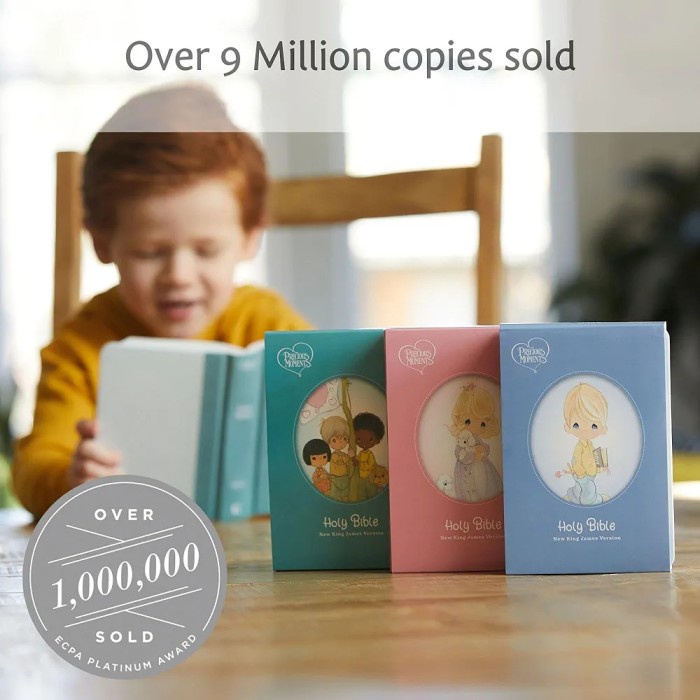 

NKJV, Precious Moments Small Hands Bible, Hardcover, Pink, Comfort Print: Holy Bible, New King James