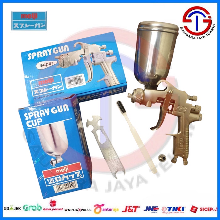 Spray Gun MEIJI Tabung Atas F100 / F-100 TAIWAN