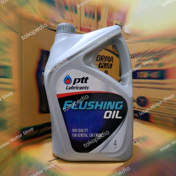 READY STOK! Perawatan Mobil PTT Flushing Oil - 4 L