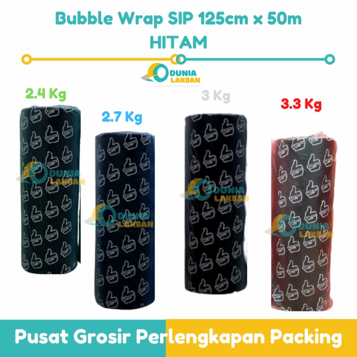 

party- (GOJEK) BUBBLE WRAP MERK SIP 125CM X 50 M 3.3 KG KUALITAS PREMIUM