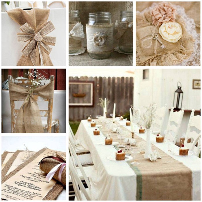 

party- Pita Kain Goni Pita Burlap Jute Ribbon Dekorasi 1 Roll Panjang 5 Meter
