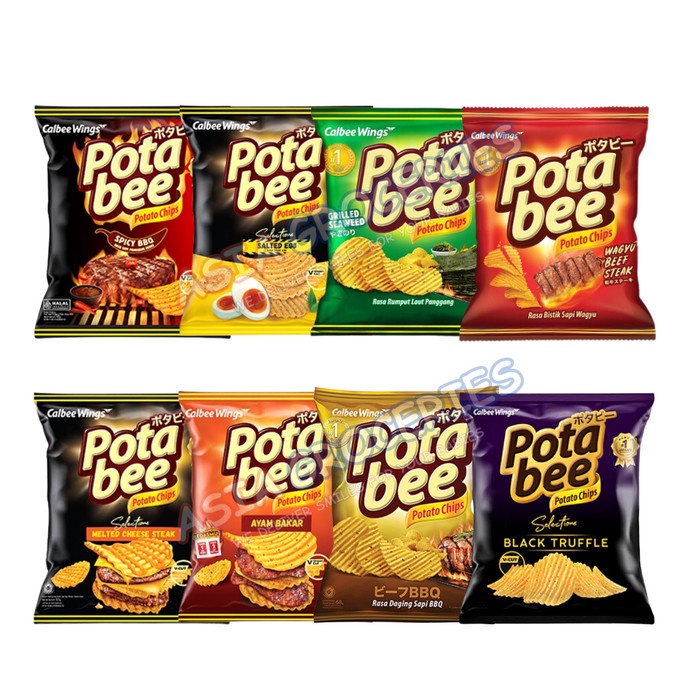 

STOK TERBATAS MAKANAN RINGAN POTABEE 68G SNAK KERIPIK AYAM BAKAR RASA KEJU JAJANAN SALTED EGG EH773