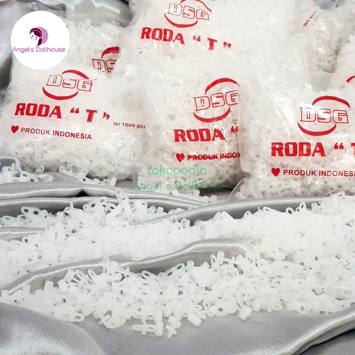 MURAH Roda T Gorden Bungkus Grosir untuk Rel Alkan Alumunium Kotak / Oval