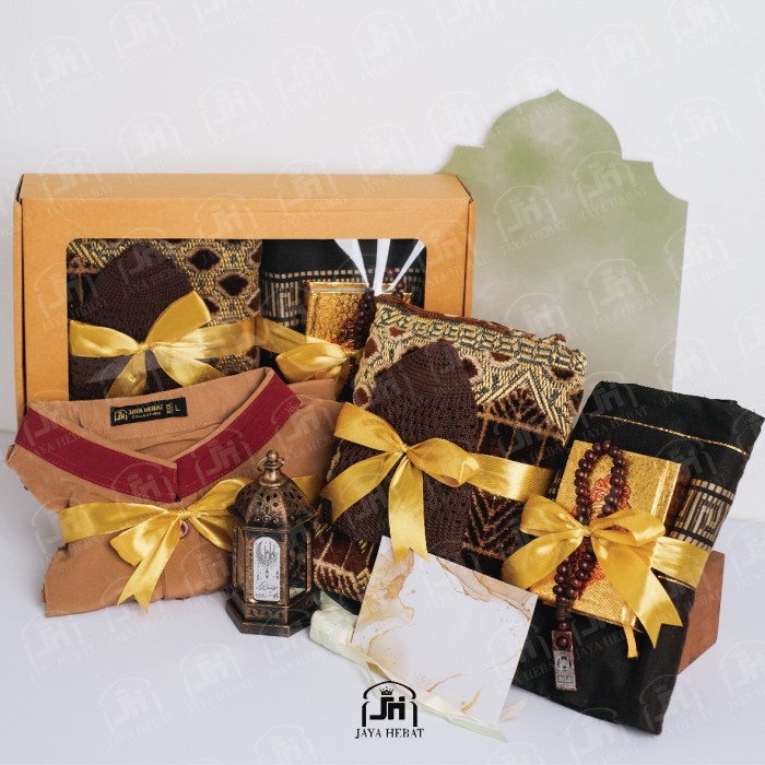 

party- PAKET HAMPERS LEBARAN IDUL FITRI MUSLIM SAJADAH SARUNG BOX BIRU 3