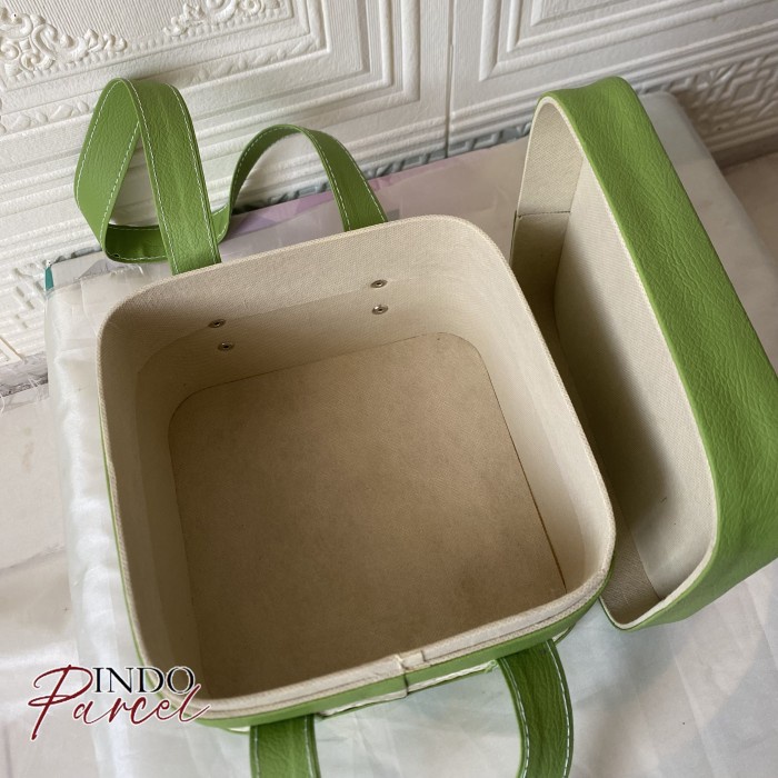 

party- INDOPARCEL - Tas Box Hampers Beauty Kiss Anyaman Pandan List Kulit