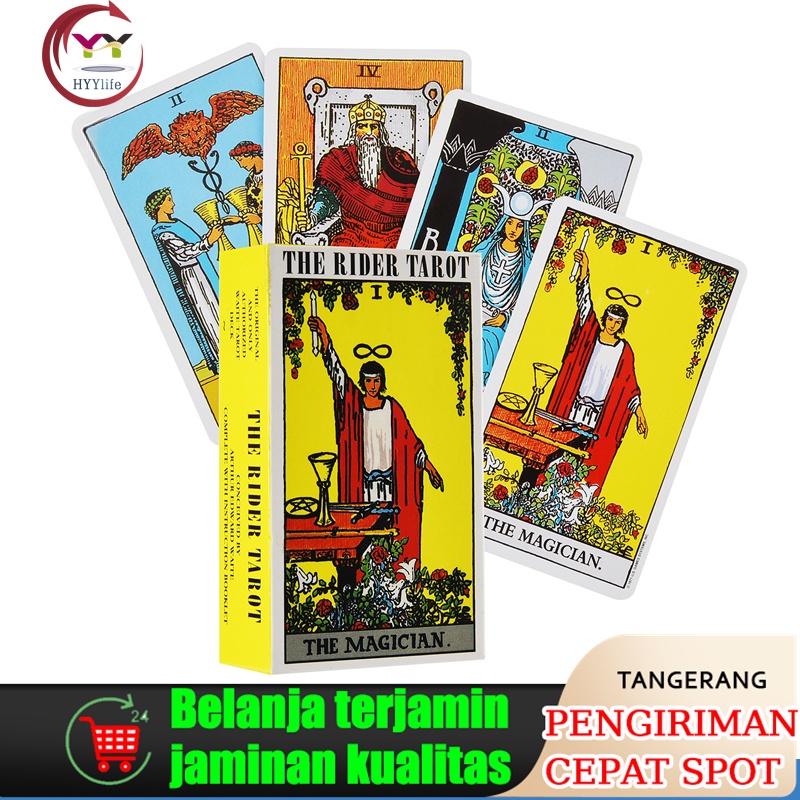 78 Kartu Tarot/Tarot Ramalan/Kartu Tarot Rider