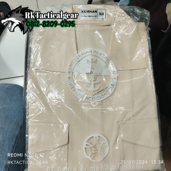 Ready Stock (Original) Baju Seragam Pdh Pns Jatah Asli Kemhan 1 Stel Baju Pns Pria Kemhan Kualitas