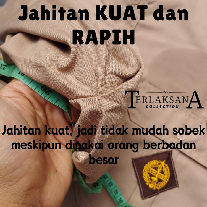 Produk Terbaru Baju Pramuka Jumbo Smp Sma Seragam Pramuka Twist Pendek Cod