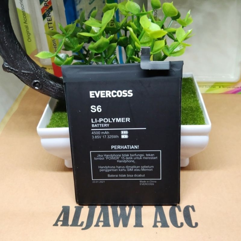 TerLengkapDong- Baterai Batre Battery Evercoss S6 Tera Android Evercoss S6 S-6 S6 Tera Original