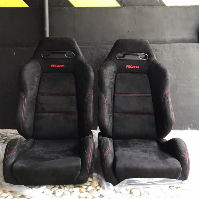 PREMIUM jok recaro sr3 suede premium jok racing jok mobil