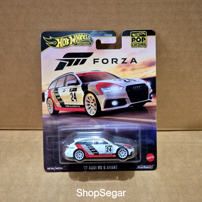 HOT WHEELS FORZA 17 AUDI RS 6 AVANT PREMIUM 2024 POP CULTURE HOTWHEELS HW DIECAST