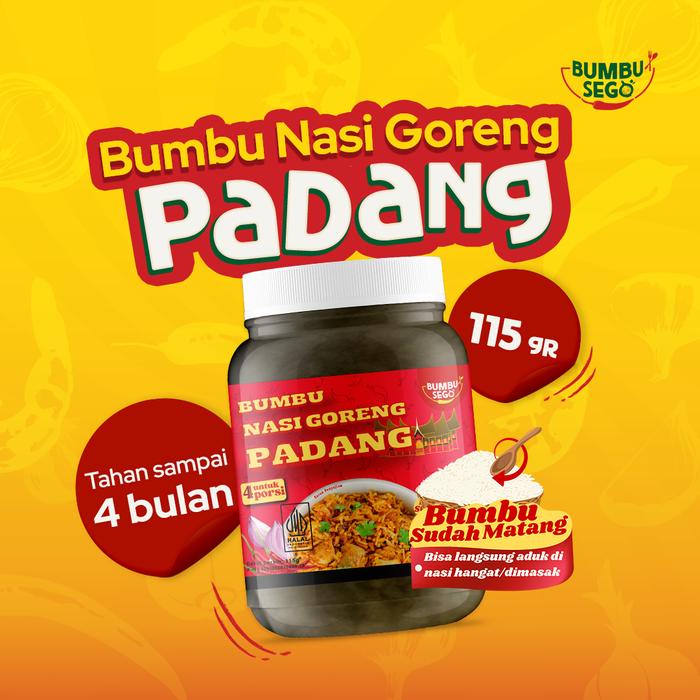 

PI604 BUMBUSEGO Bumbu Nasi Goreng Padang Instan 115g STOK TERBATAS
