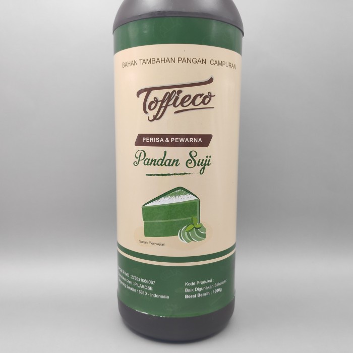 

Lezat- Toffieco Pandan Suji Pasta 1kg