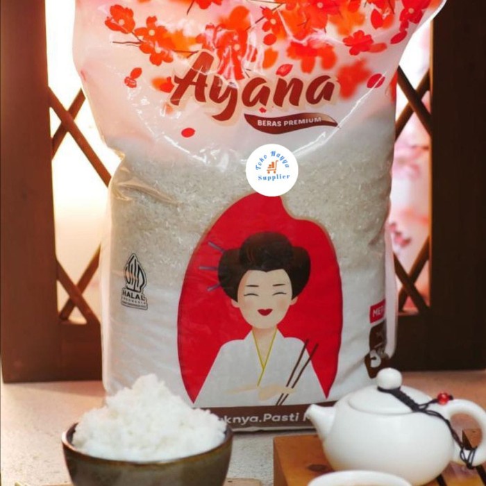 

Lezat- Beras Premium Ayana Pulen Alami - Gold dan Merah Rahasia Restoran Jepang