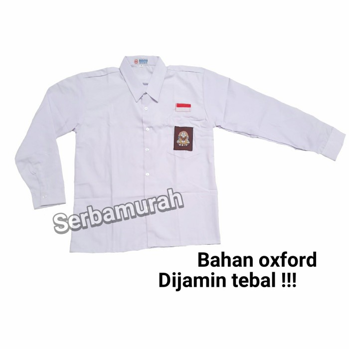 baju sma lengan panjang seragam putih sma lengan panjang