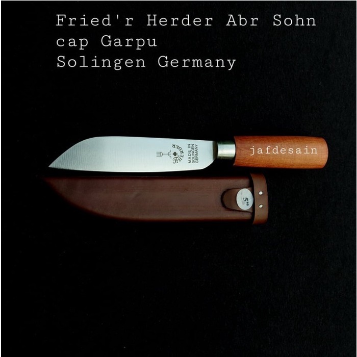 PREMIUM Pisau Daging Cap Garpu Original Herder Solingen Jerman 5B