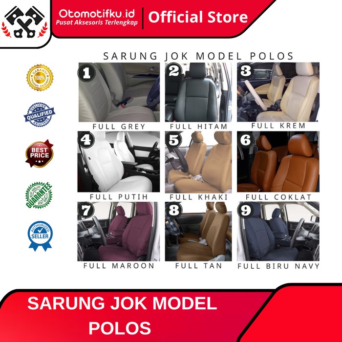 PREMIUM SARUNG JOK MOBIL HILUX/TRITON SINGEL & DOUBLE CABIN CAR