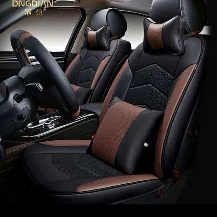 PREMIUM sarung jok mbtech mobil innova reborn 2021 + 1 paket bantal setir