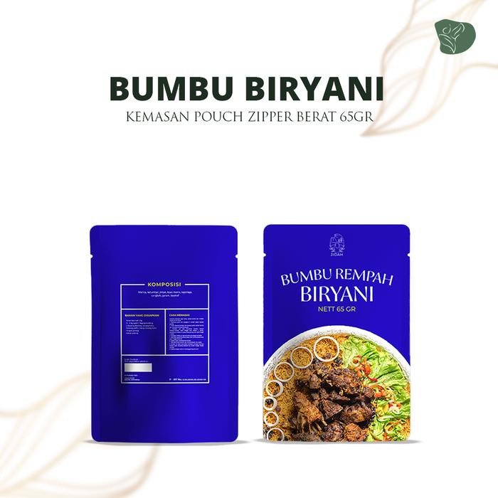 

RJ145 Bumbu Instan Nasi Briyani Praktis Jidah Food No Msg 65gr TERBARU