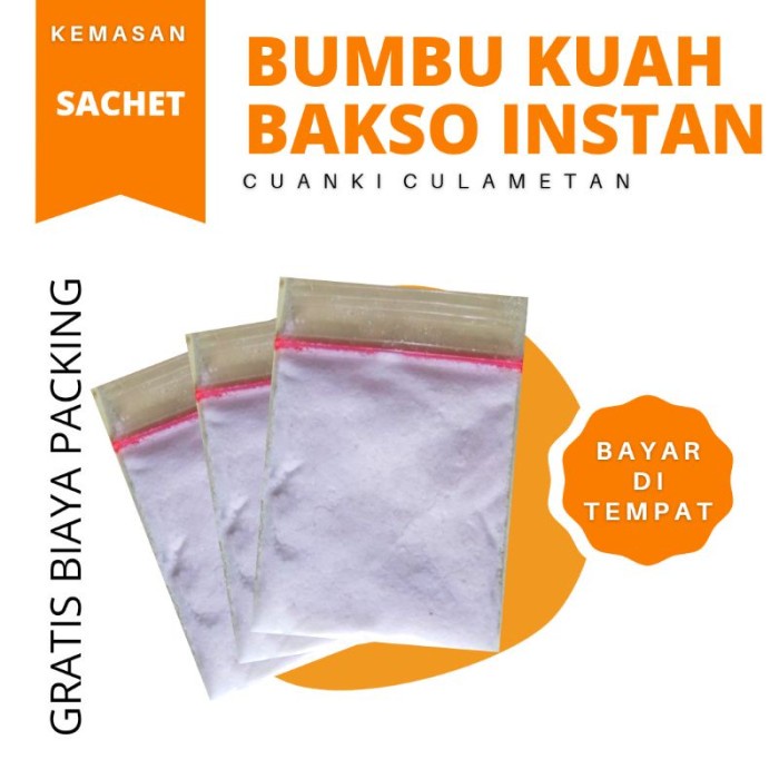 

HG315 Bumbu baso aci cuanki seblak instan sachet NEW