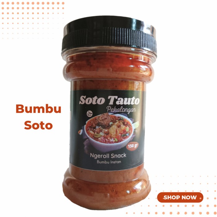 

HN604 Bumbu Soto tauto pekalongan /150 gr/tauco/bumbu soto /bumbu instan TERMURAH