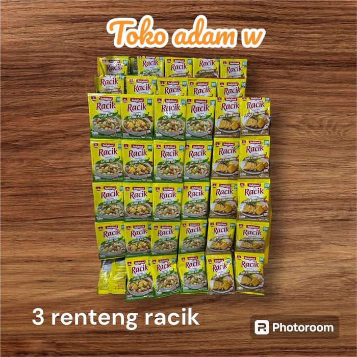

ZW327 [ 30 pcs ] indofood racik bumbu instan untuk masakan NEW