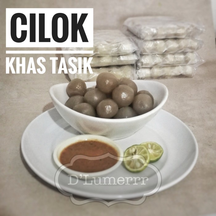 

CN430 Cilok Khas Tasik Bumbu Kacang isi 20 pcs Ayam Sapi Instan Baso STOK TERBATAS