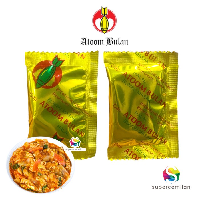 

CN558 Atoom / Atom Bulan Bumbu Masak Instan Seblak Cimol SACHET SALE