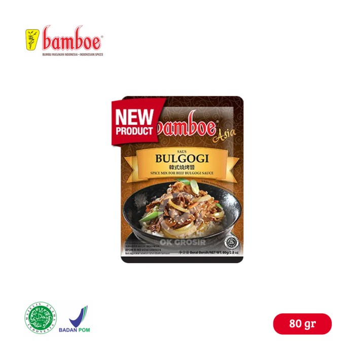 

ET462 Bamboe Asia Bulgogi / Bumbu Instan (88 gr) DISKON