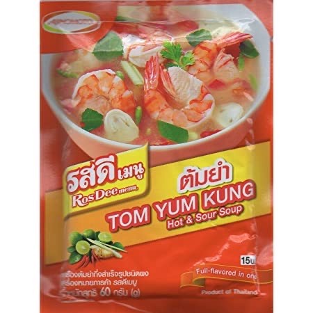 

ED752 AJINOMOTO Rosdee Tom Yum Kung Hot & Sour Soup / Bumbu Tom Yum Instan STOK TERBATAS