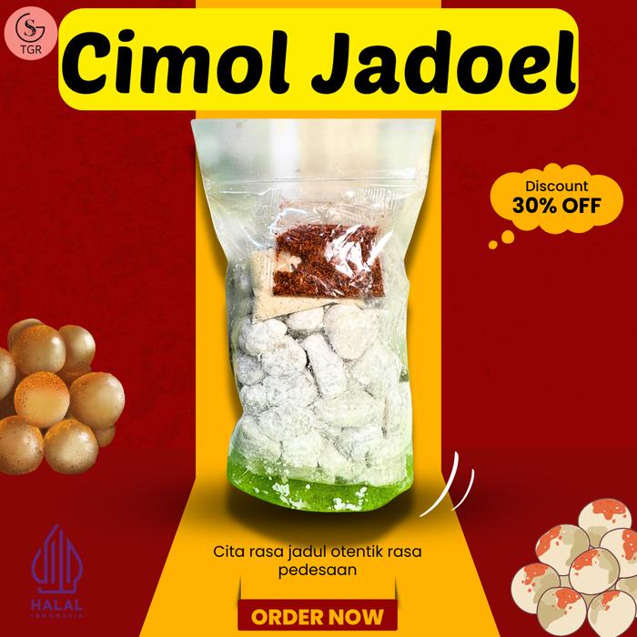 

EK363 Cimol Jadoel Kampung Tinggal Goreng Lengkap Dengan Bumbu Dan Cabai Food Frozen Odeng Aci