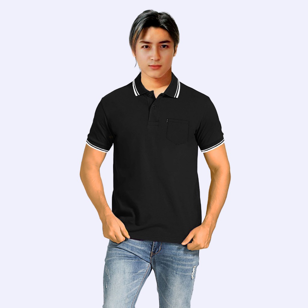 GPS / Polo Shirt SAKU / Kaos Polo ada SAKU /Tangan Pendek / Kaos Kerah Wangki