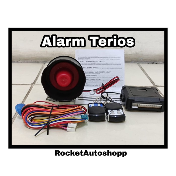 PREMIUM ALARM TERIOS TYPE REMOTE SLEDING/ALARM MOBIL KHUSUS DAIHATSU TERIOS