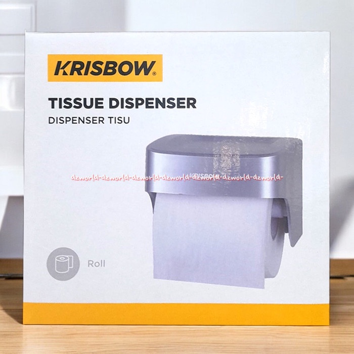PREMIUM Krisbow Toilet Tissue Dispenser Tempat Alat Roll Tissue WC