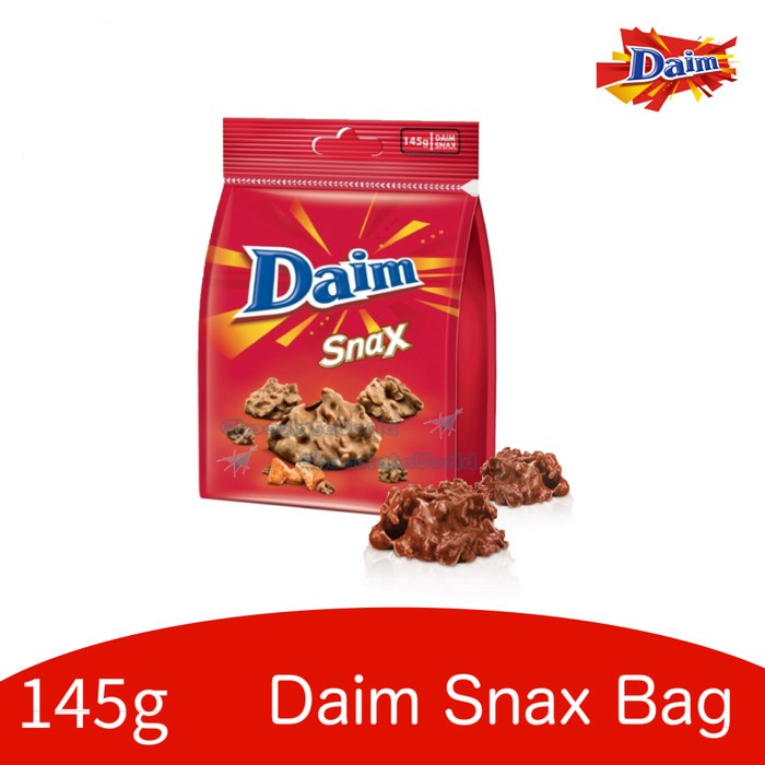 

DAIM Chocolate Crunchy Snax Bag Permen Candy Cokelat Mini Bite