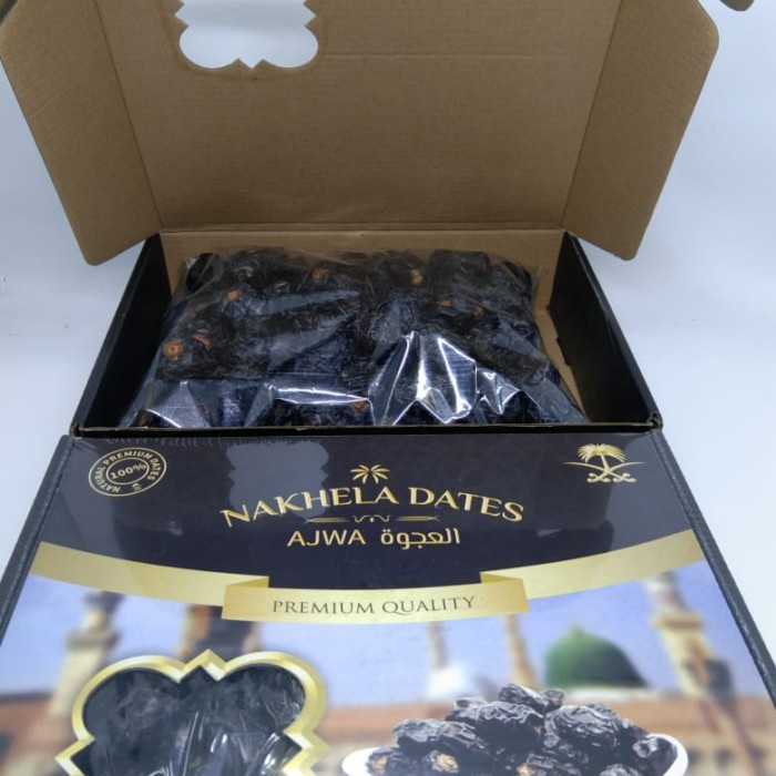 

Lezat- Kurma Ajwa Madinah Premium 1 Kg Kurma Ajwa Jumbo Madinah Kurma Nabi