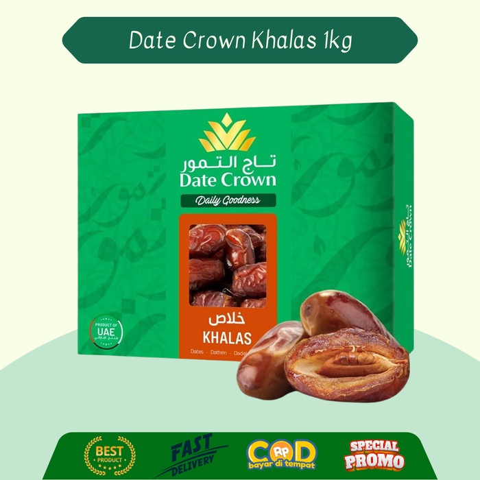 

Lezat- KURMA FRESH Exp 05-2021 Date Crown Khalas Premium 1Kg