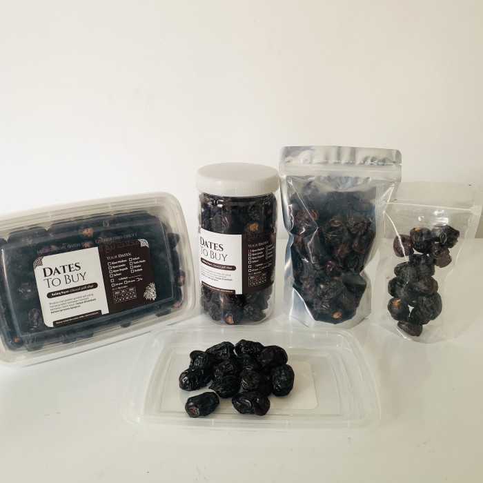 

Lezat- KURMA AJWA MADINAH 1kg Repack Azwa Korma Nabi Grade A 1 Dates Almadina