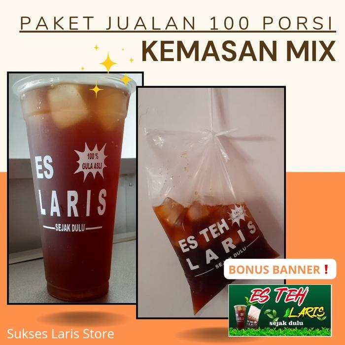 

PAKET JUALAN ES TEH 100 PORSI KEMASAN MIX ( CUP DAN PLASTIK) PAKET USAHA MURAH PAKET USAHA MINUMAN