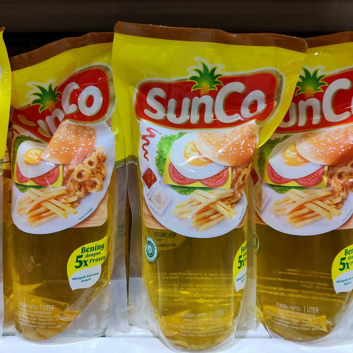

Lezat- MINYAK GORENG SUNCO 1 LITER 1 POUCH