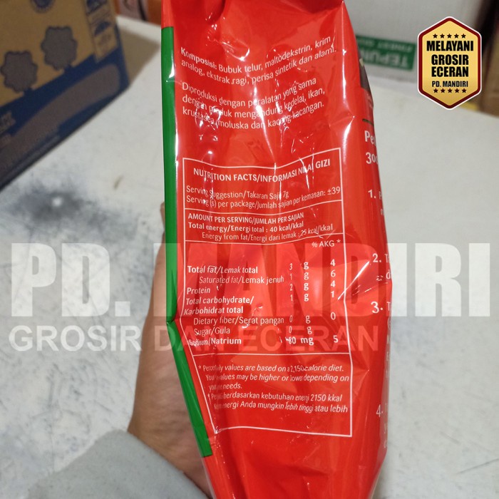 

Lezat- KNORR GOLDEN SALTED EGG POWDER 270 GR / POUCH / SALTED EGG