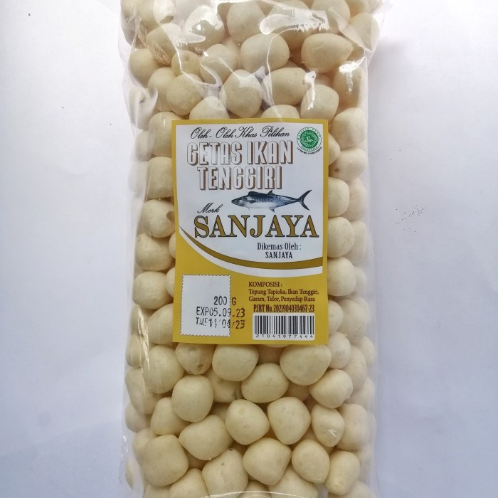 

GETAS BANGKA BULAT CAP SANJAYA - GETES IKAN TENGGIRI