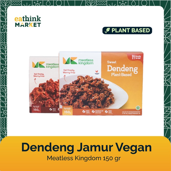 

Dendeng Jamur Vegan / Vegetarian - Meatless Kingdom 150gr