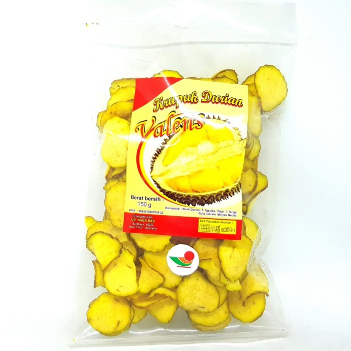 

(GoodSeller) VALENS KRUPUK BUAH DURIAN 150gr KERUPUK KERIPIK KRIPIK DUREN MANIS
