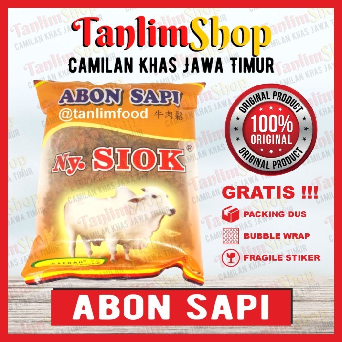 

(GoodSeller) Abon Daging Sapi Original Ny Siok
